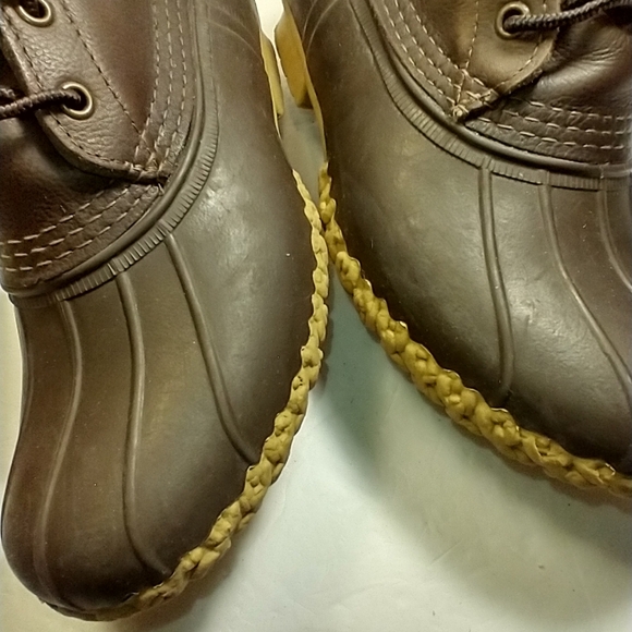 LL Bean Maine Hunting Shoe Gore-Tex Thinsulate Leather Duck Boots Men’s sz 7 - Picture 12 of 13